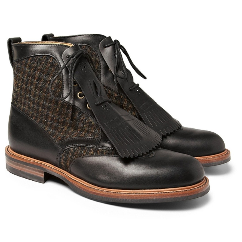 Wooyoungmi x Alfred Sargent Fringe Detail Boot